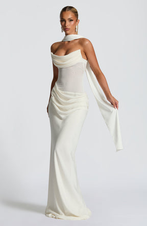 Liora Maxi Dress - Ivory Ryvelle