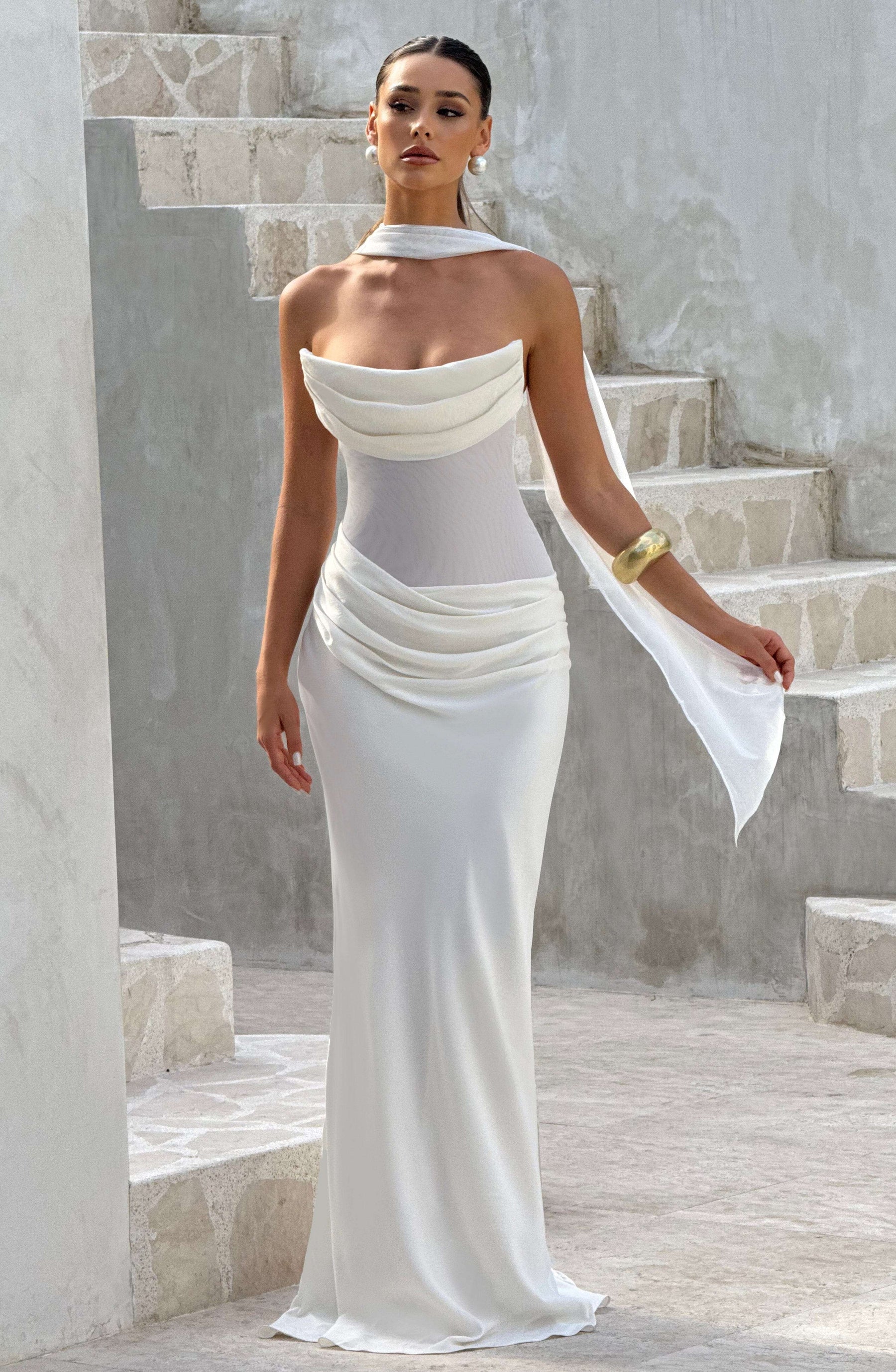 Liora Maxi Dress - Ivory Ryvelle