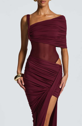 Lisette Bodysuit - Cherry Lacquer Ryvelle