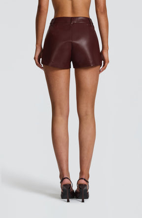 Liv Shorts - Burgundy Ryvelle
