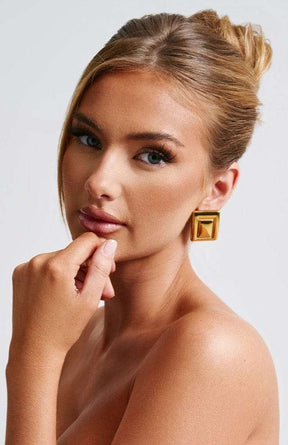 London Earrings - Gold Ryvelle