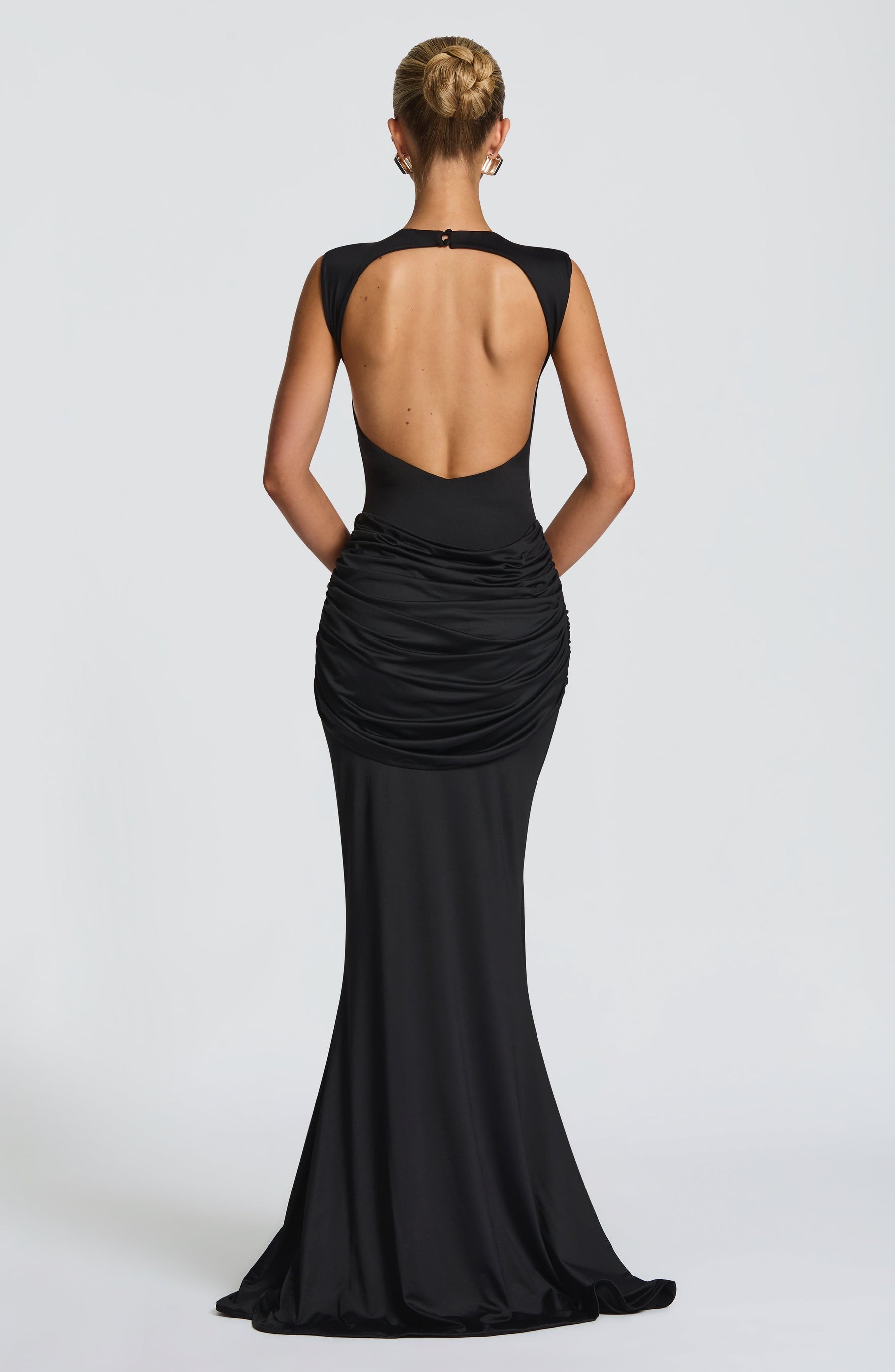 Robe longue Lorenza - Noir