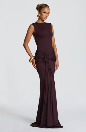 Lorenza Maxi Dress - Plum Ryvelle