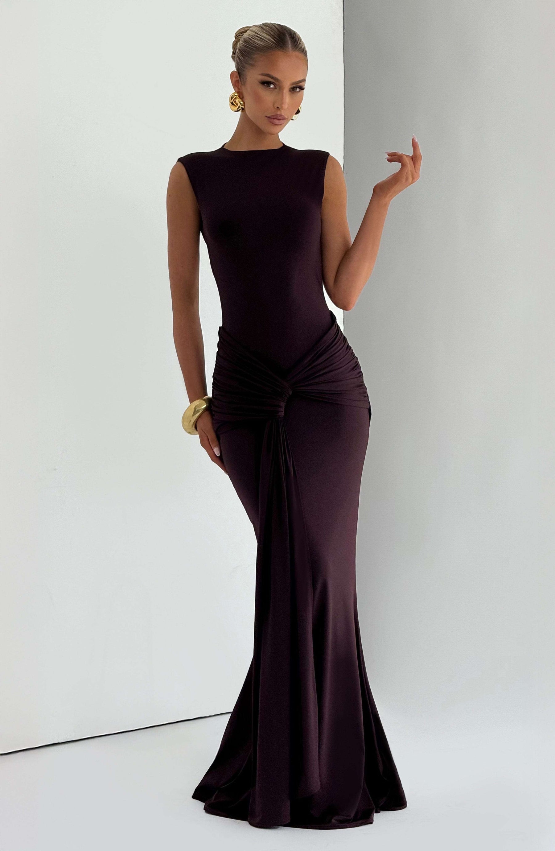 Lorenza Maxi Dress - Plum Ryvelle