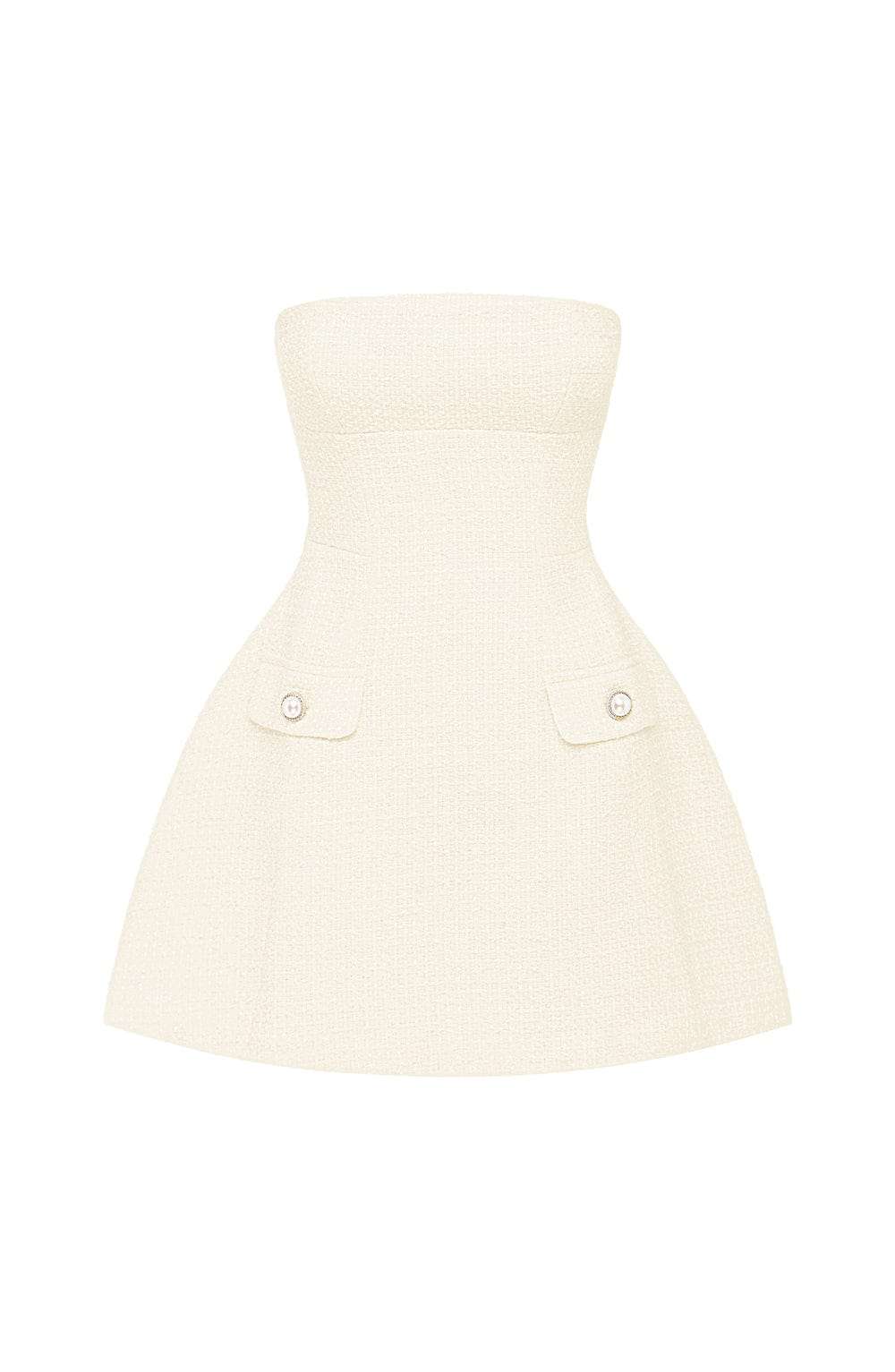 Lottie Mini Dress - Ivory Ryvelle