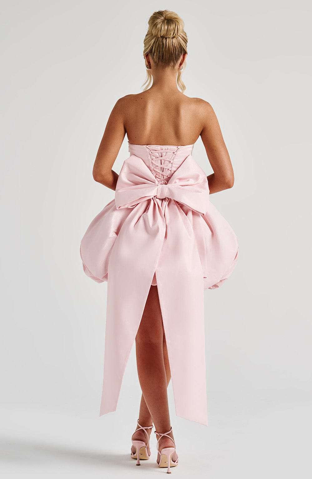 Lotus Mini Dress - Blush Ryvelle