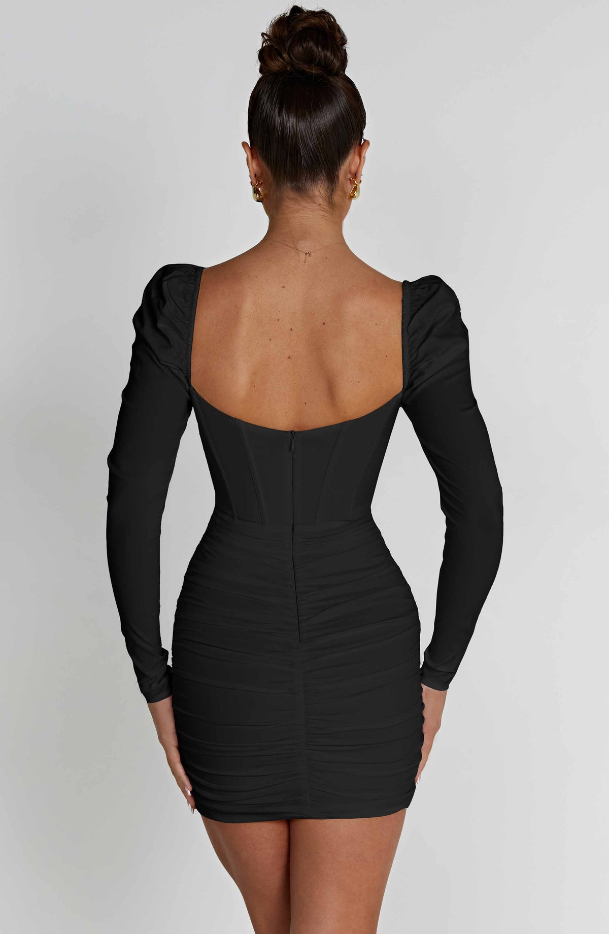 Louise Mini Dress - Black Ryvelle