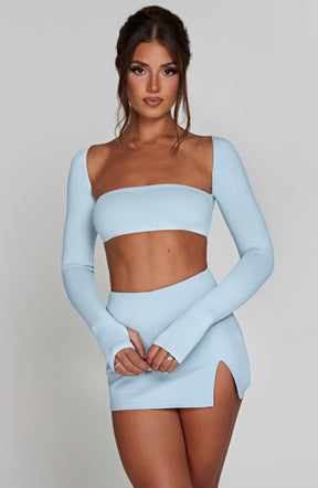 Lucianna Top - Baby Blue Ryvelle