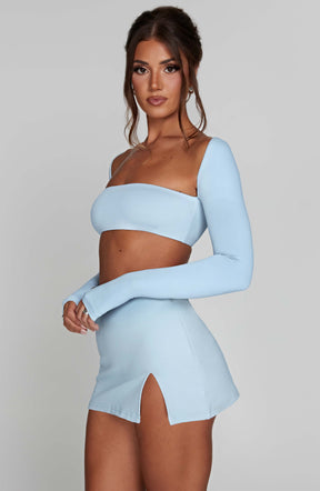 Lucianna Top - Baby Blue Ryvelle