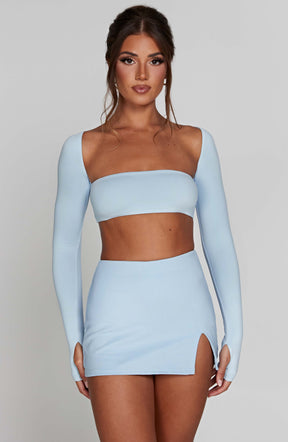 Lucianna Top - Baby Blue Ryvelle
