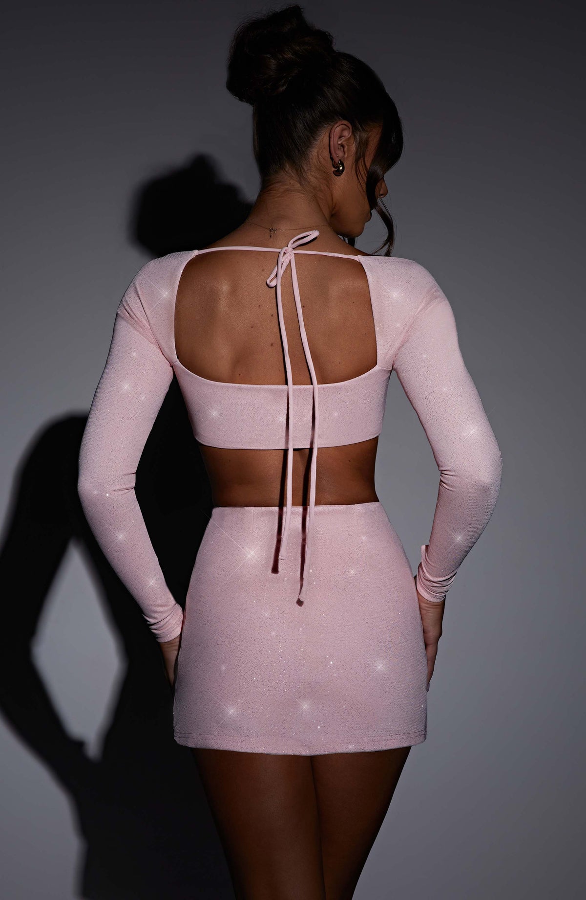 Lucianna Top - Pink Sparkle Ryvelle