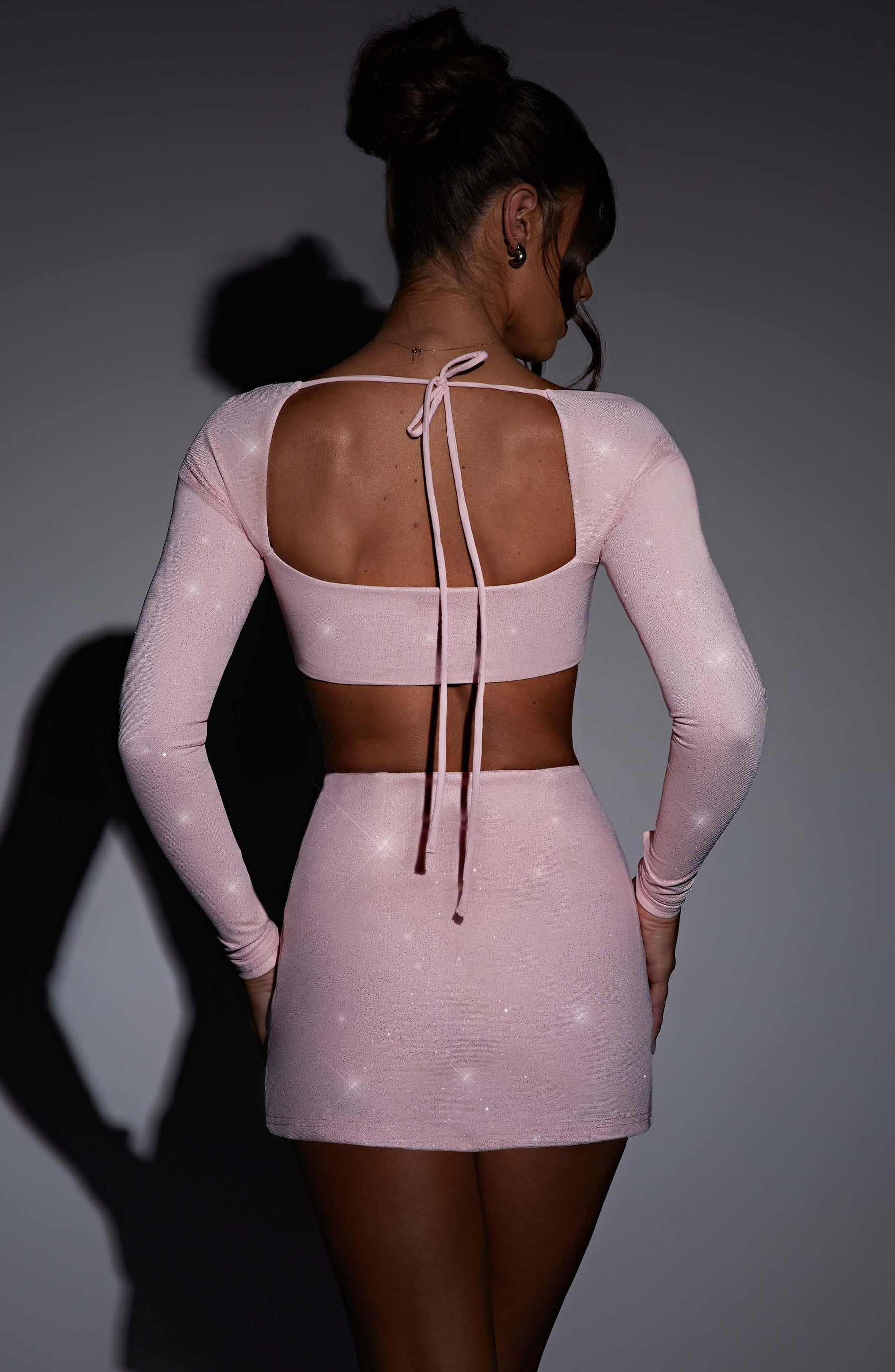 Lucianna Top - Pink Sparkle Ryvelle