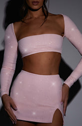 Lucianna Top - Pink Sparkle Ryvelle