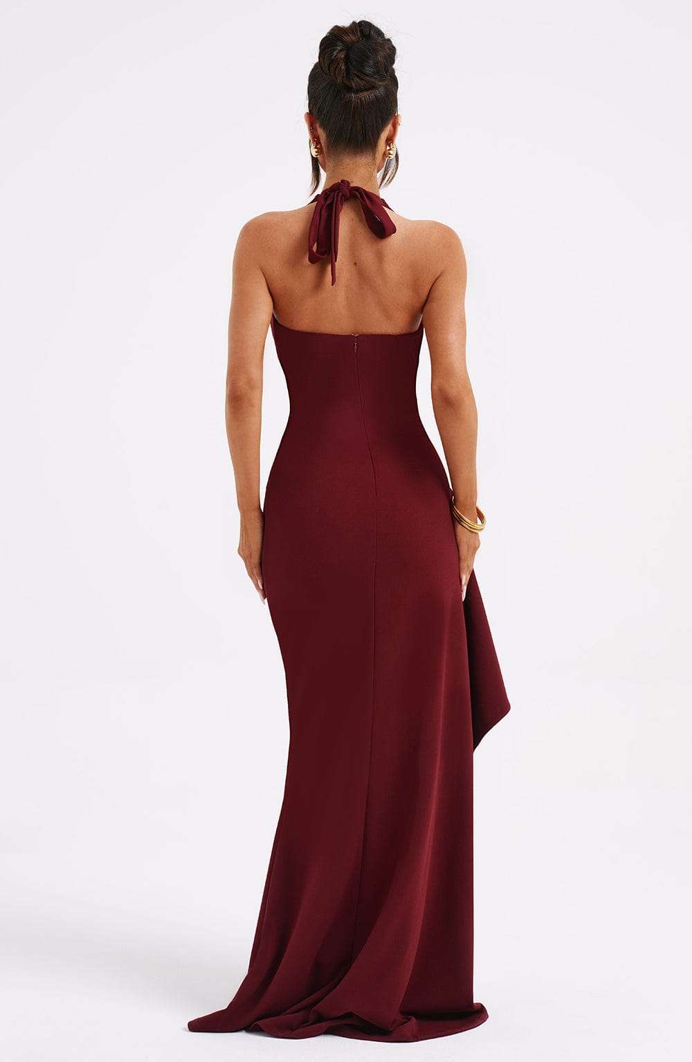 Luella Maxi Dress - Burgundy Ryvelle