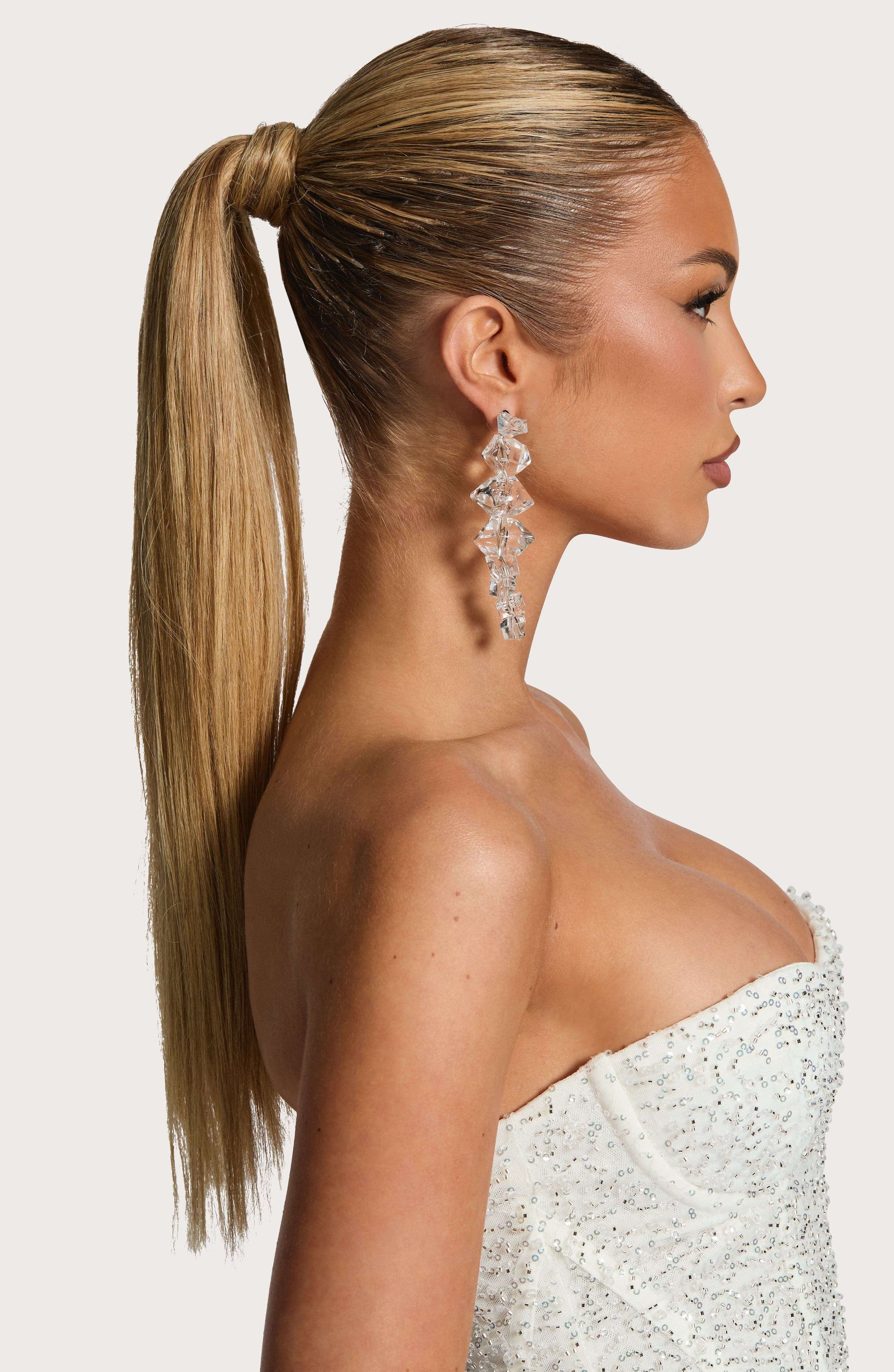 Lumina Earrings - Clear Ryvelle