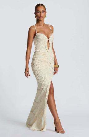 Lysandra Maxi Dress - Ivory Ryvelle
