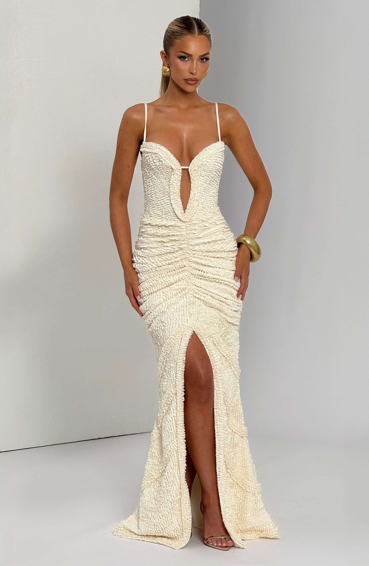 Lysandra Maxi Dress - Ivory Ryvelle