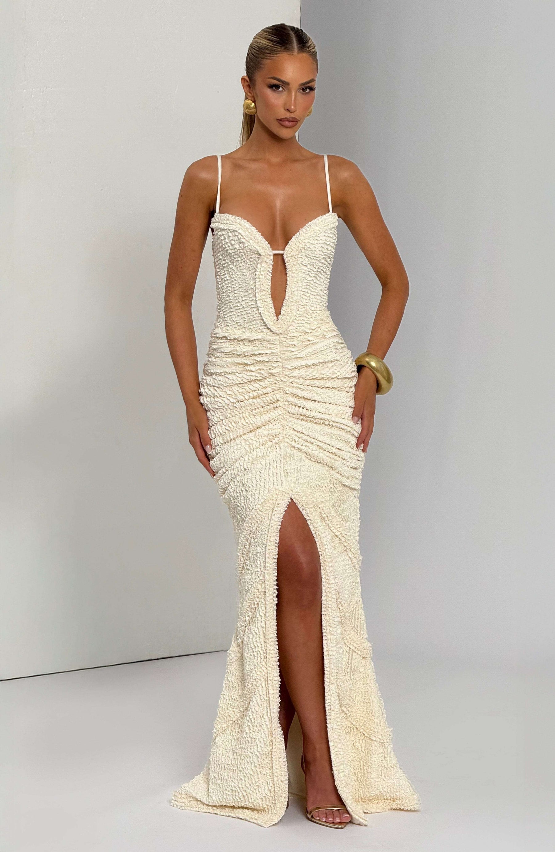 Lysandra Maxi Dress - Ivory Ryvelle