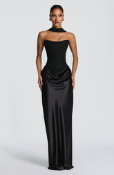 Maggie Maxi Dress - Black Ryvelle