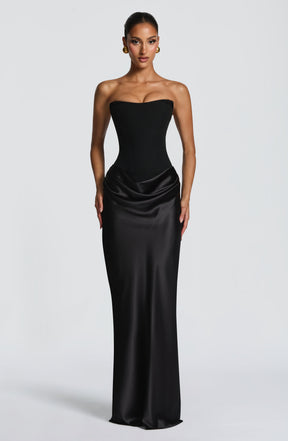Maggie Maxi Dress - Black Ryvelle