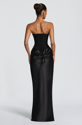 Maggie Maxi Dress - Black Ryvelle