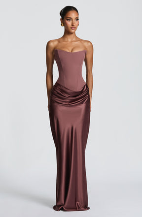 Maggie Maxi Dress - Dusty Rose Ryvelle