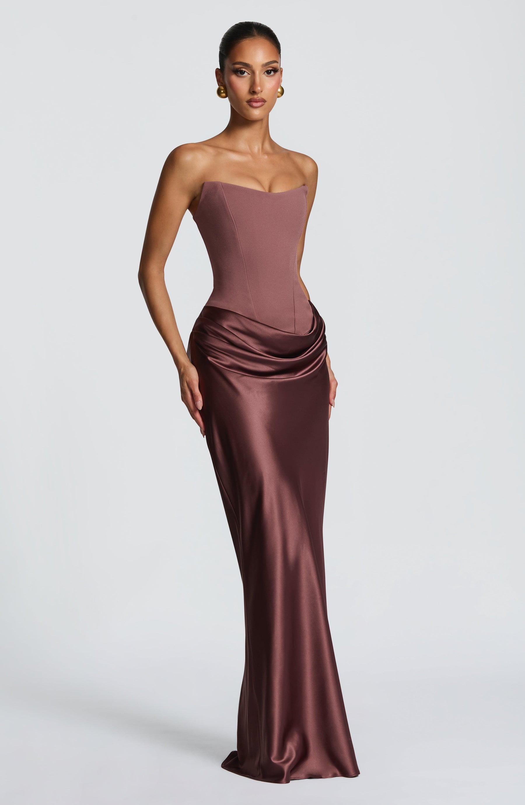 Maggie Maxi Dress - Dusty Rose Ryvelle