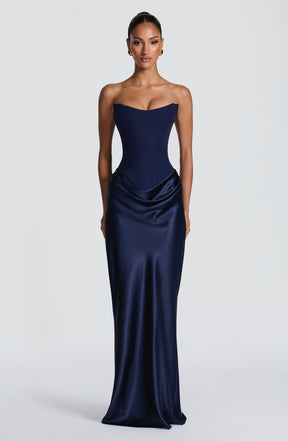 Maggie Maxi Dress - Navy Ryvelle