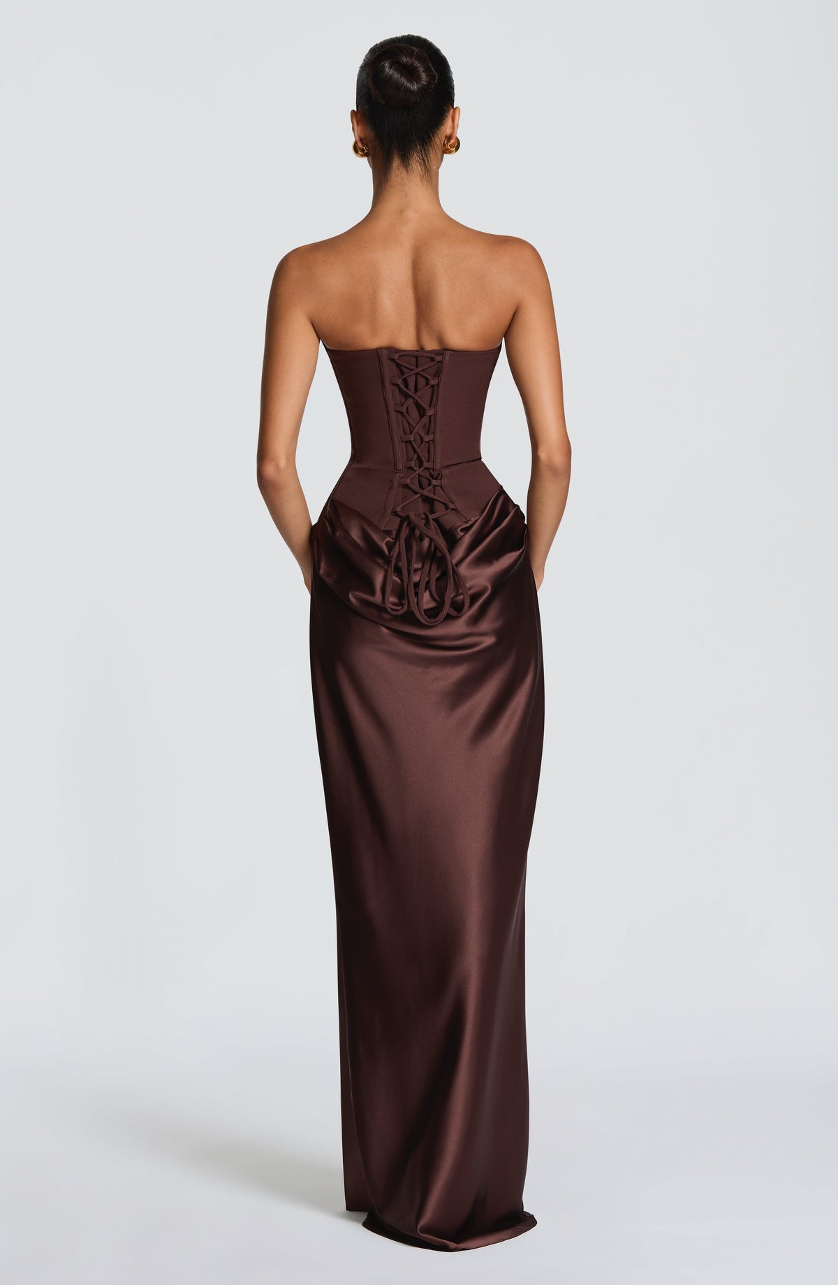 Maggie Maxi Dress - Plum Brown Ryvelle