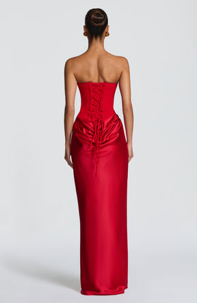 Maggie Maxi Dress - Red Ryvelle