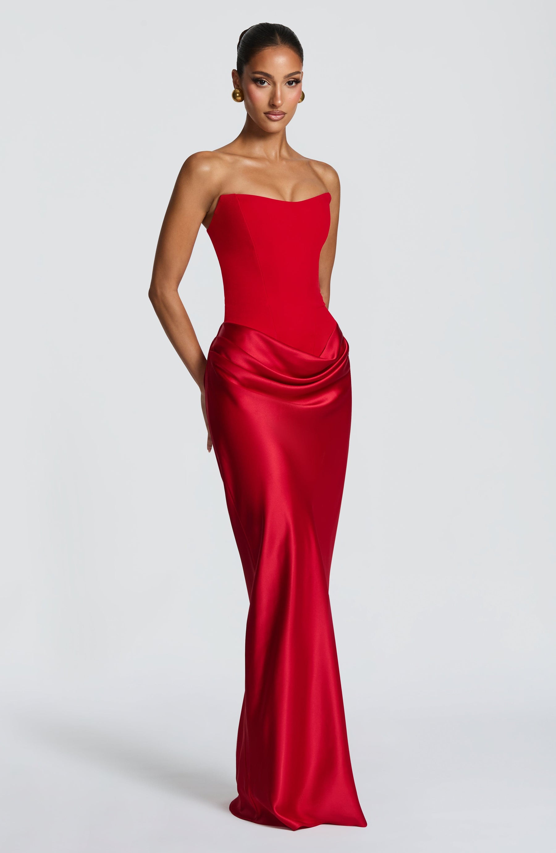Maggie Maxi Dress - Red Ryvelle
