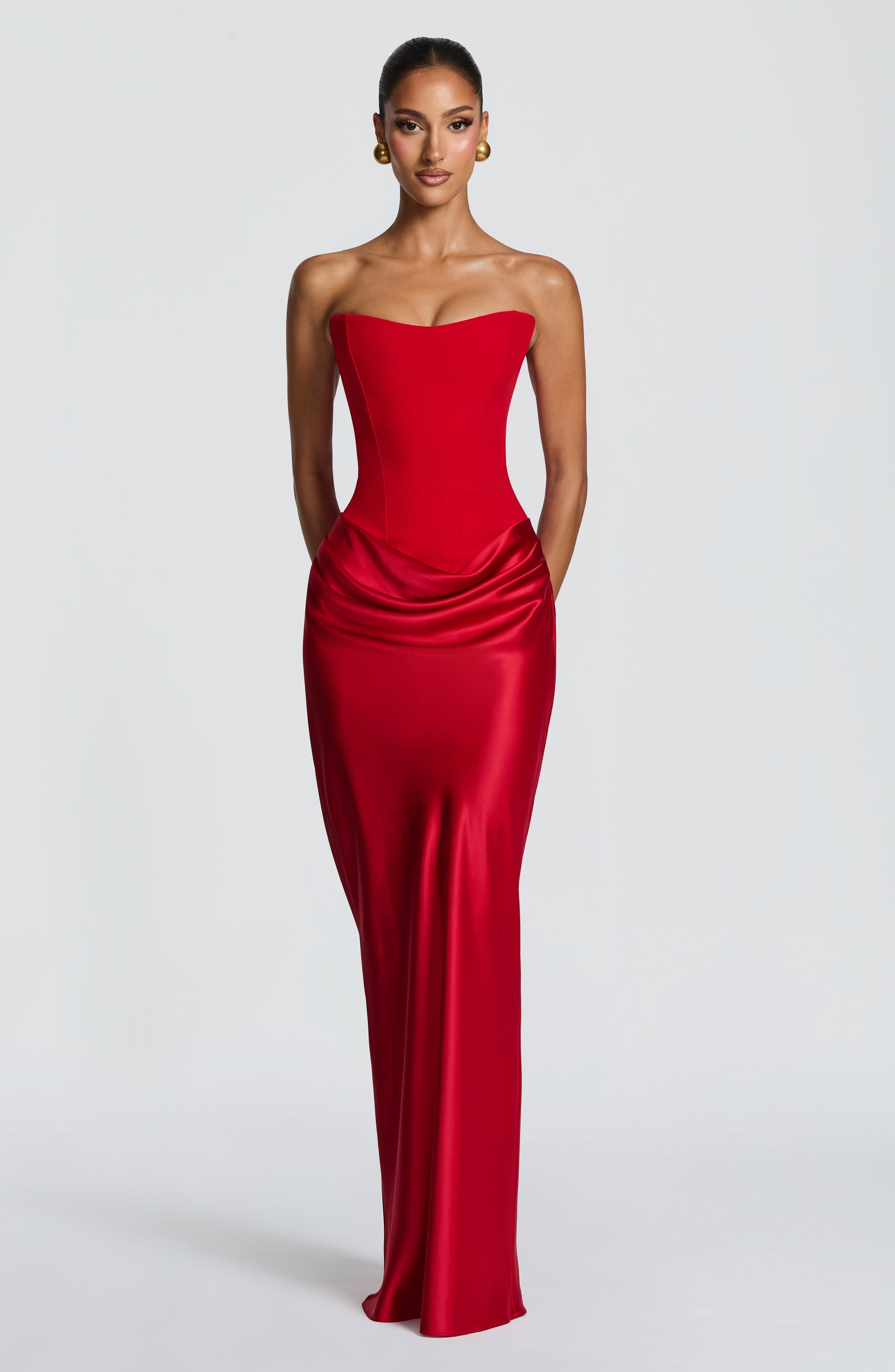 Maggie Maxi Dress - Red Ryvelle
