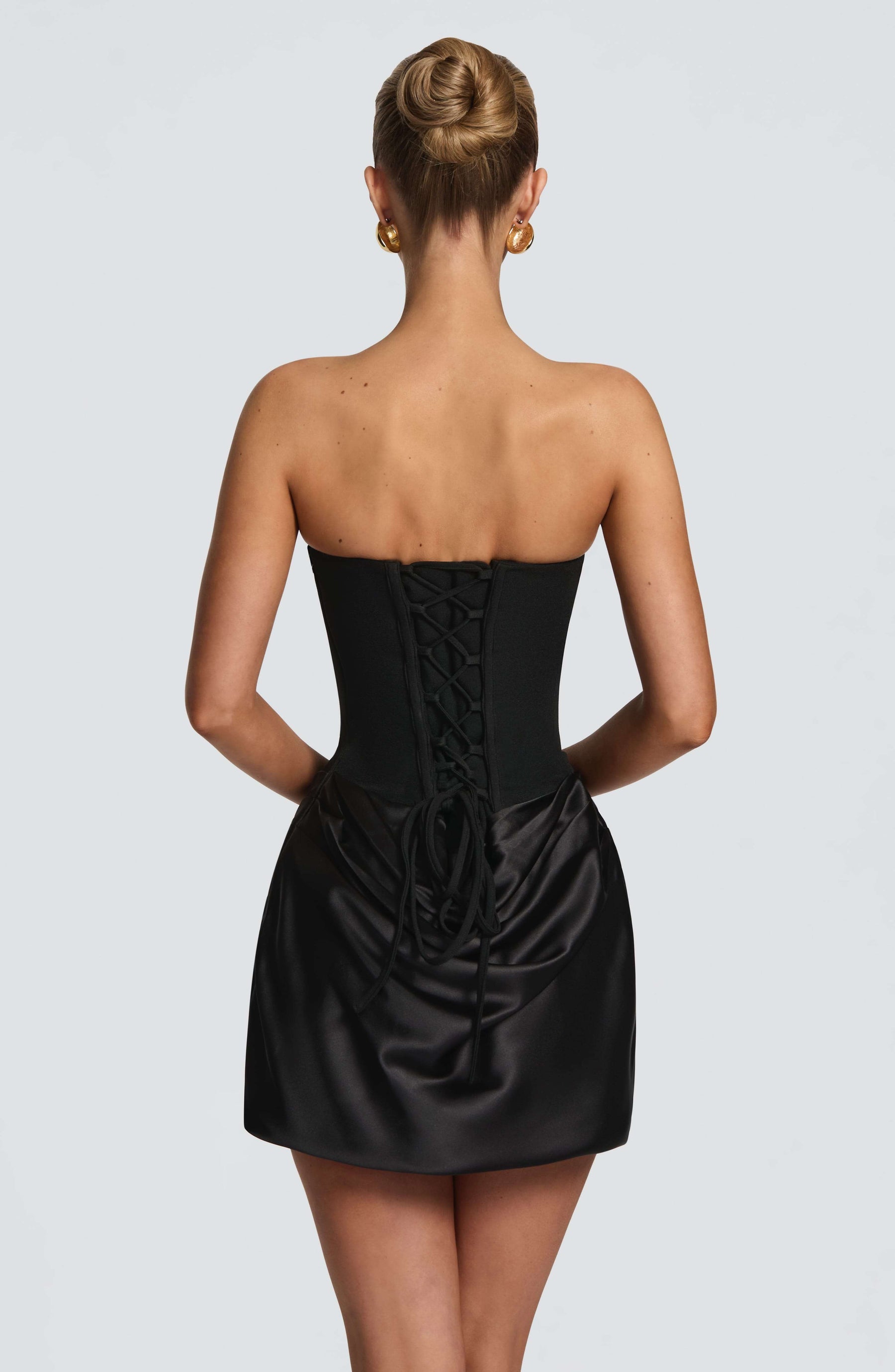 Maggie Mini Dress - Black Ryvelle
