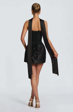 Maggie Mini Dress - Black Ryvelle