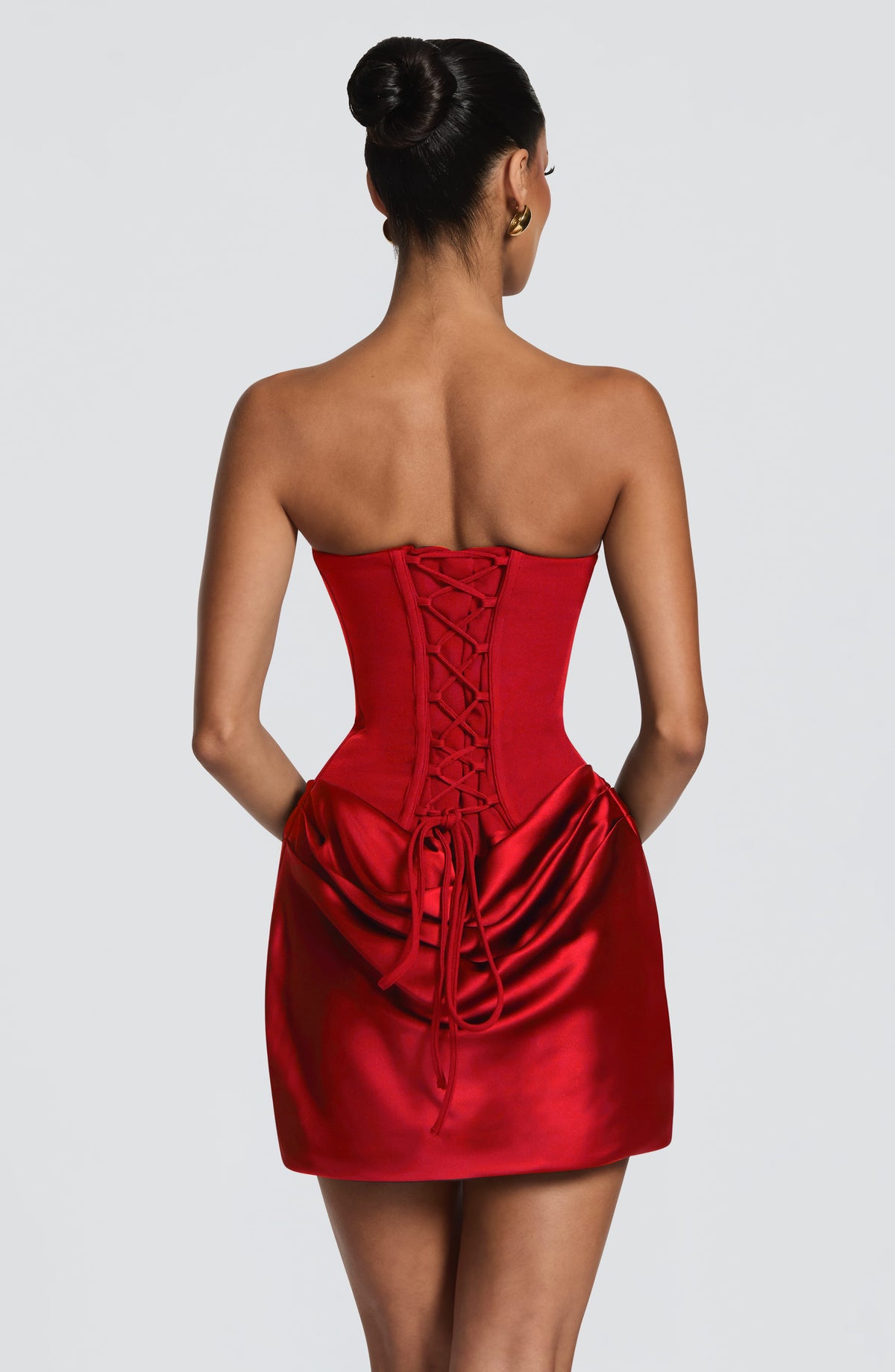 Mini-robe Maggie - Rouge