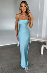 Makalita Maxi Dress - Turquoise Ryvelle