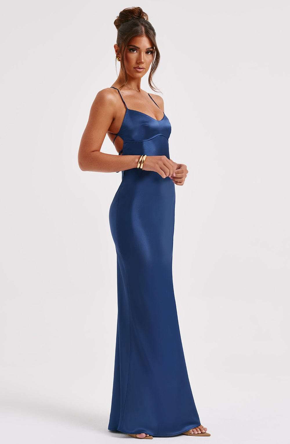 Malika Maxi Dress - Navy Ryvelle