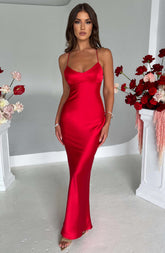 Malika Maxi Dress - Red Ryvelle