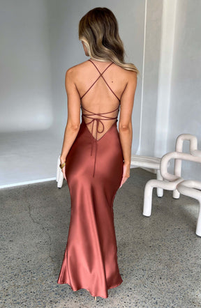 Malika Maxi Dress - Rust Ryvelle