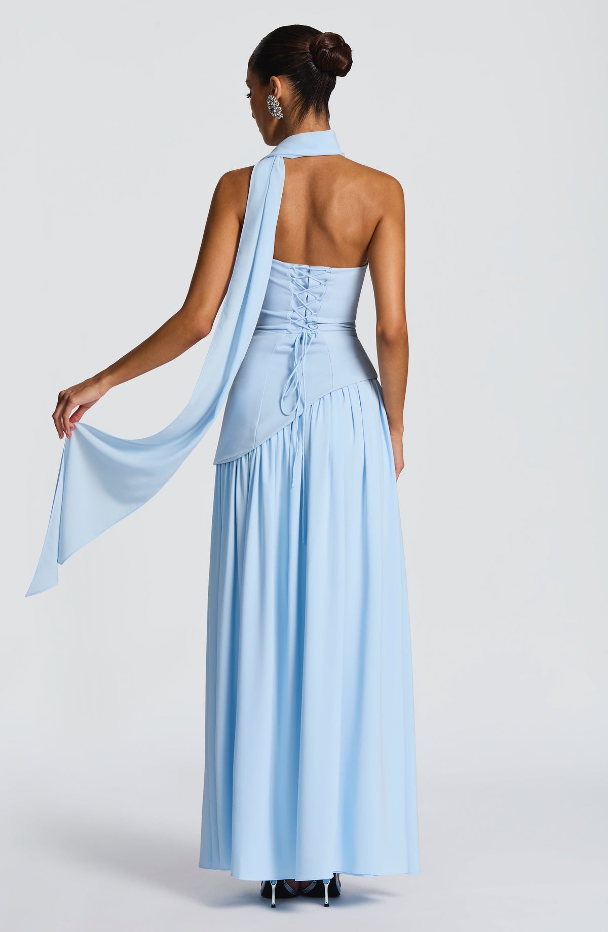 Maliyah Maxi Dress - Baby Blue Ryvelle