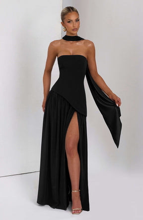 Maliyah Maxi Dress - Black Ryvelle