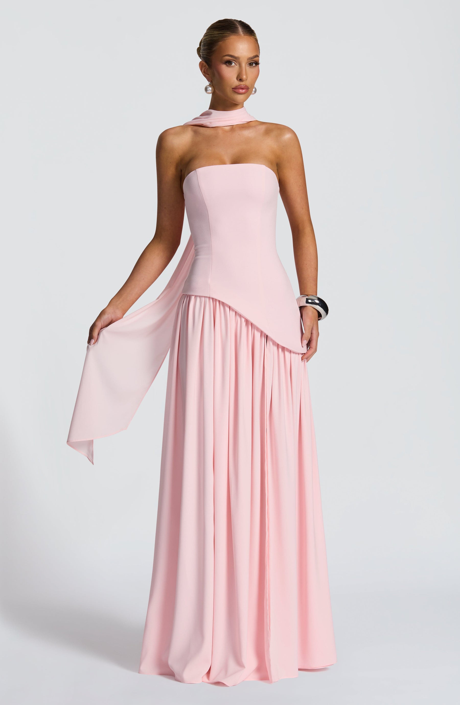 Robe longue Maliyah - Blush