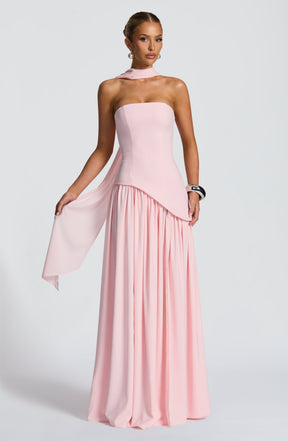 Robe longue Maliyah - Blush