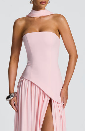 Robe longue Maliyah - Blush