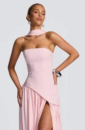 Robe longue Maliyah - Blush