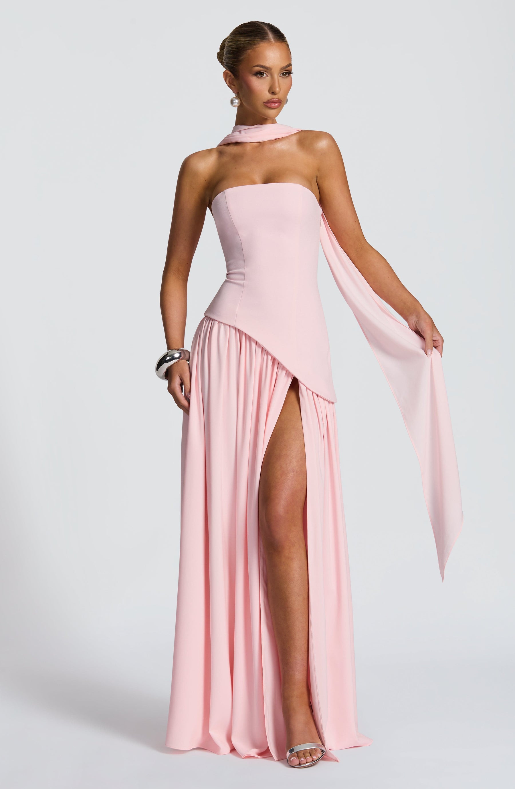 Robe longue Maliyah - Blush