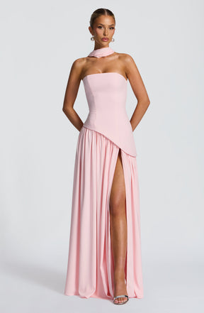 Robe longue Maliyah - Blush