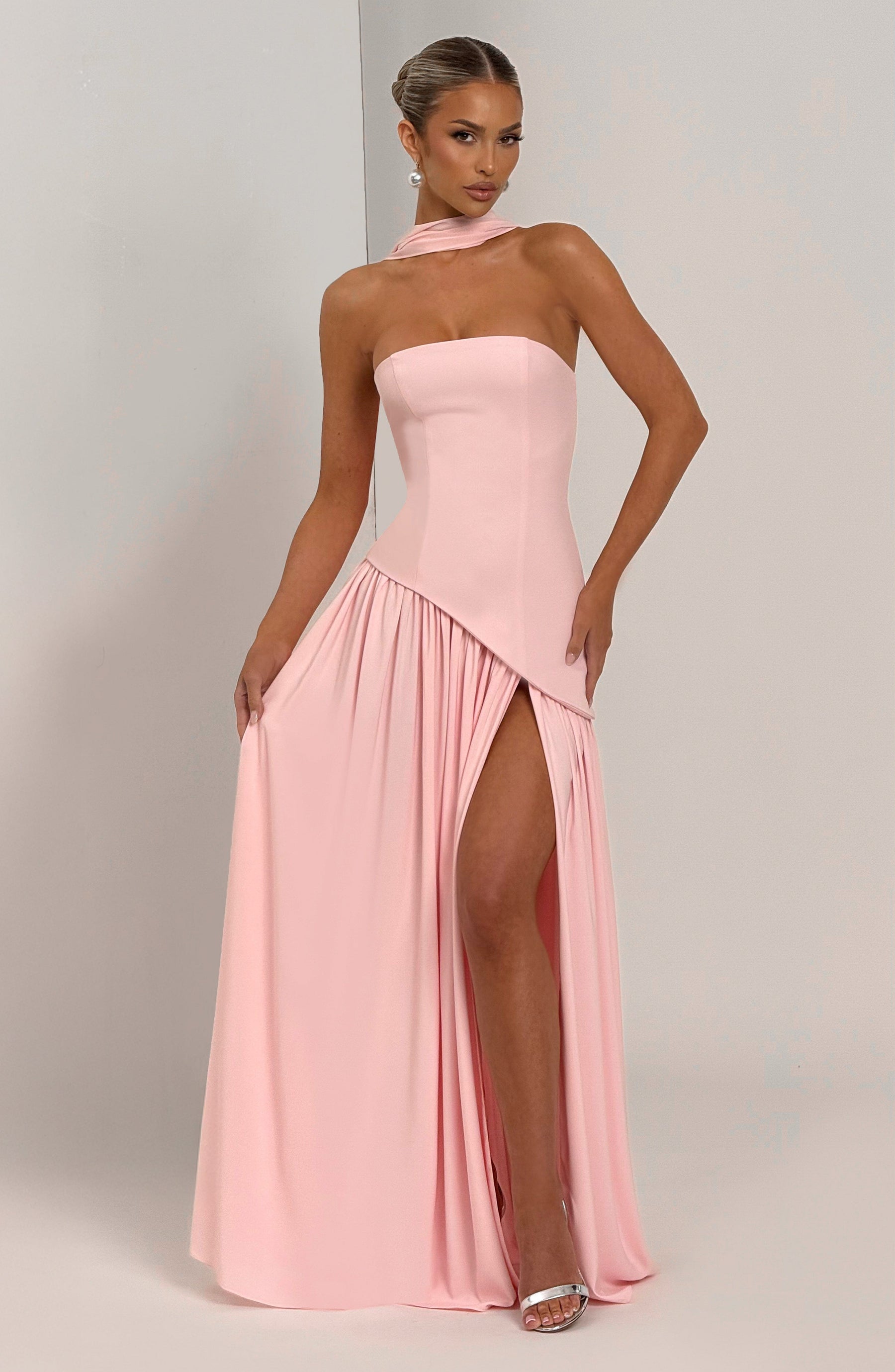 Robe longue Maliyah - Blush