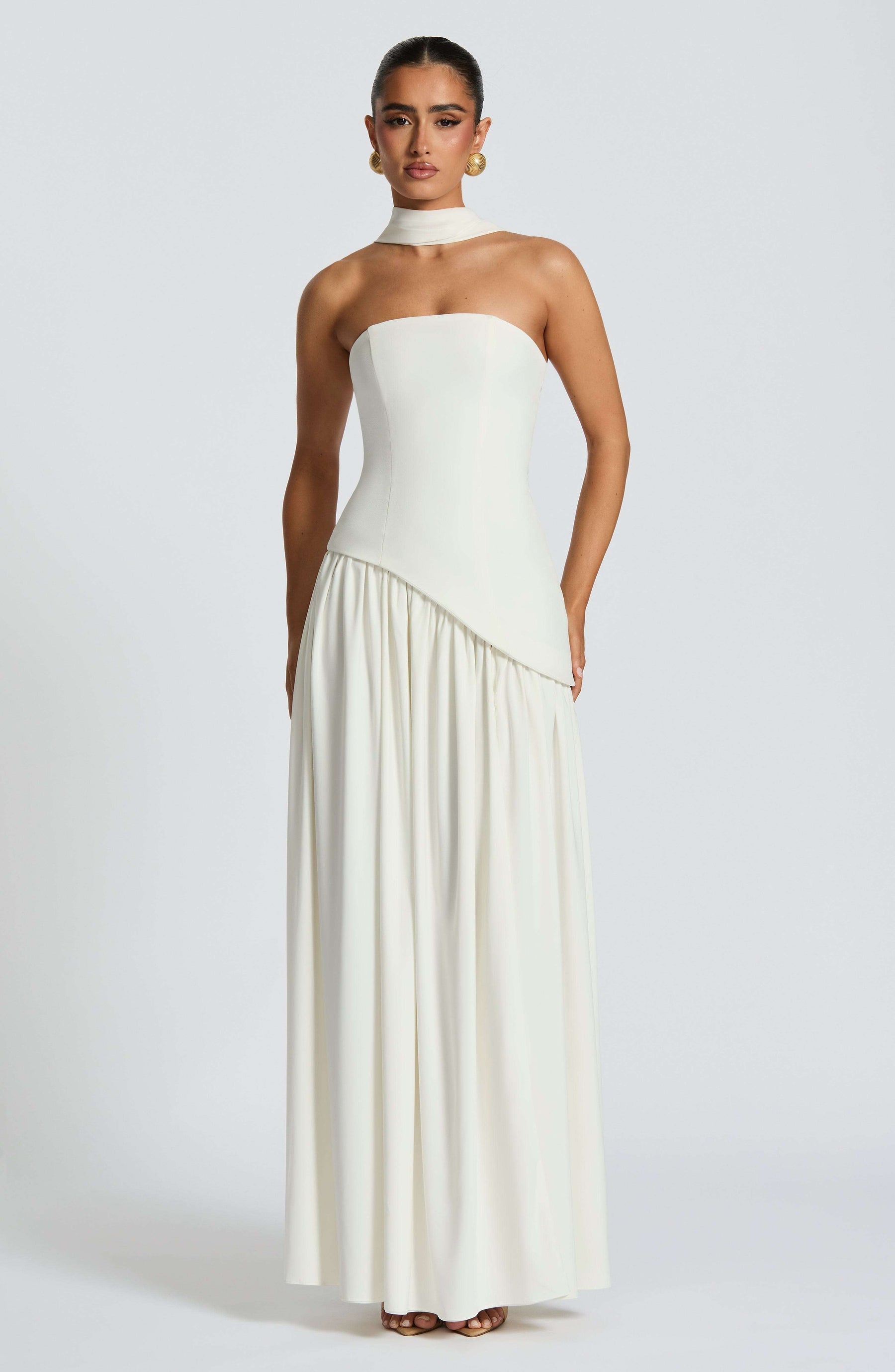 Maliyah Maxi Dress - Ivory Ryvelle