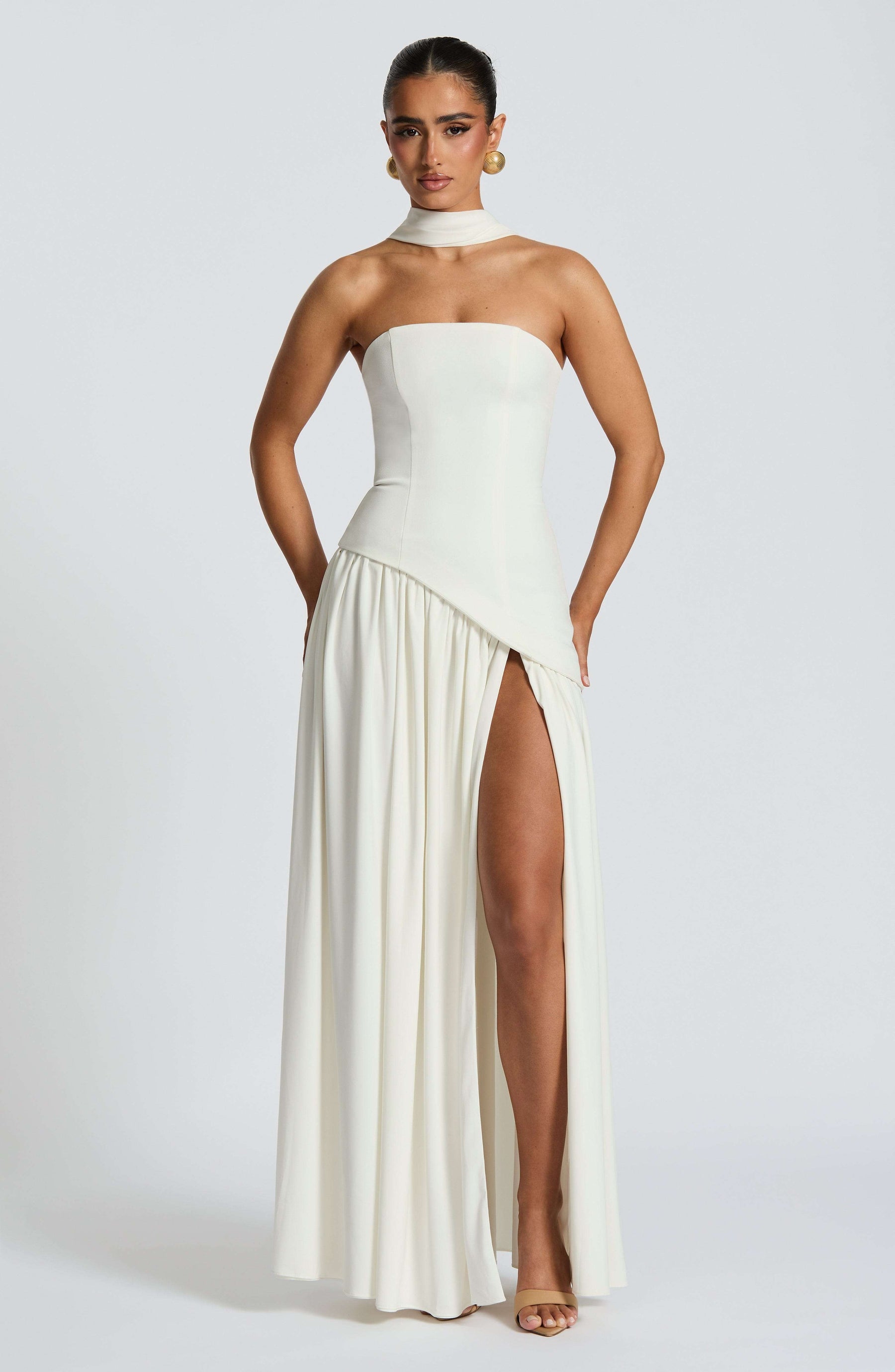 Maliyah Maxi Dress - Ivory Ryvelle